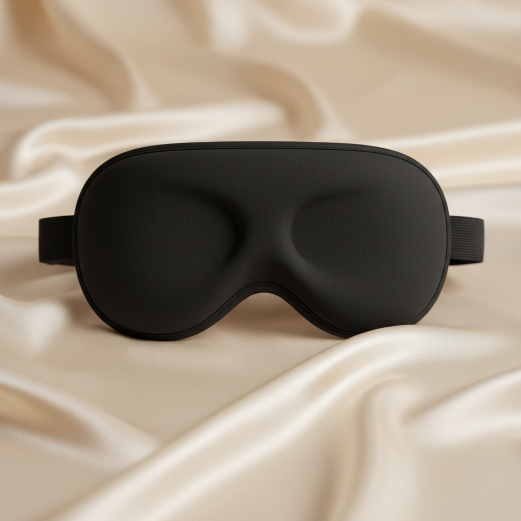 Merciva slaapmasker groot op satijn
